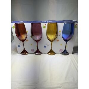 Real Living 4pack Iridescent Wine Glasses Euphoric Expression